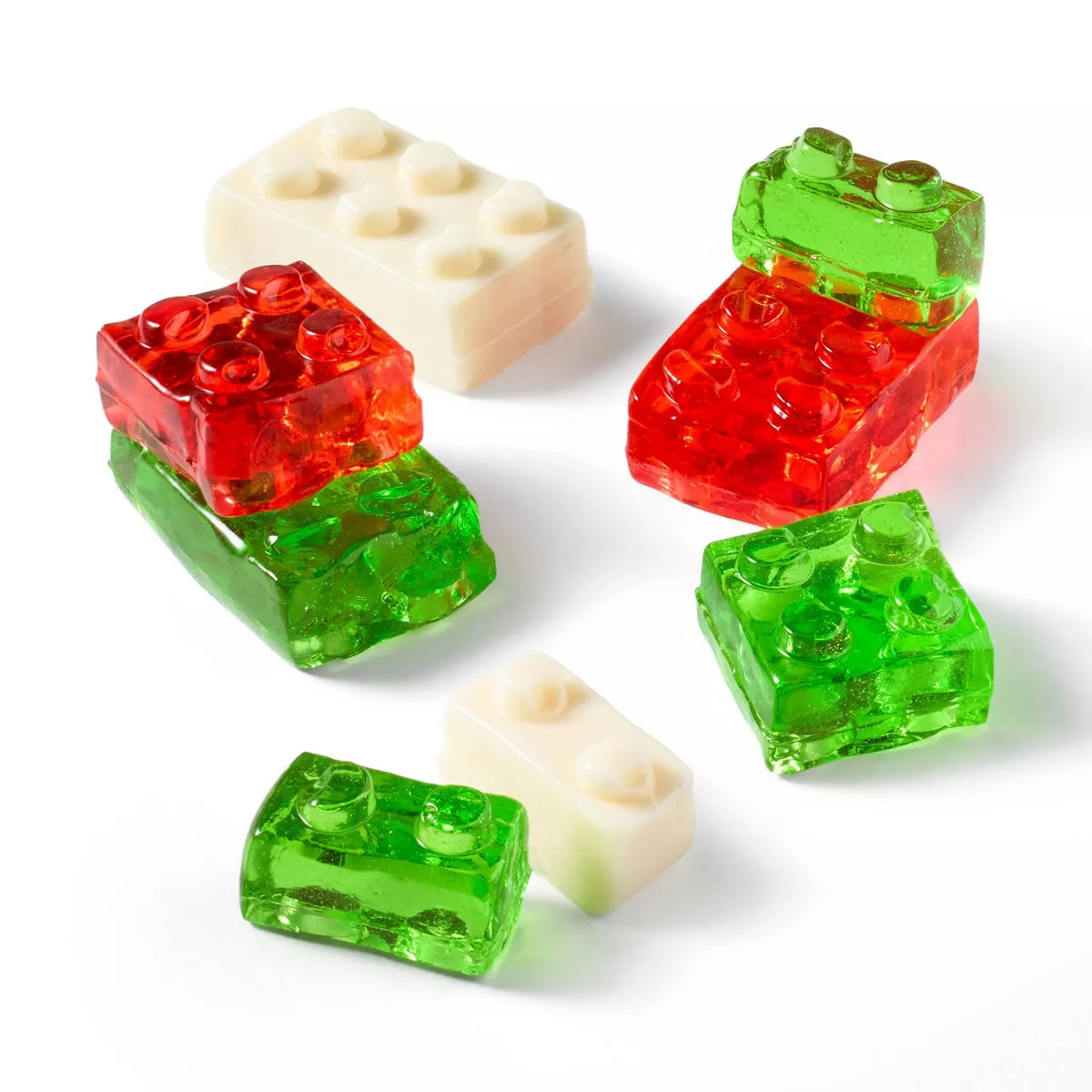 Gummy Blocks Red, Green & White Christmas Candy - 7oz - Favorite Day™ | Target