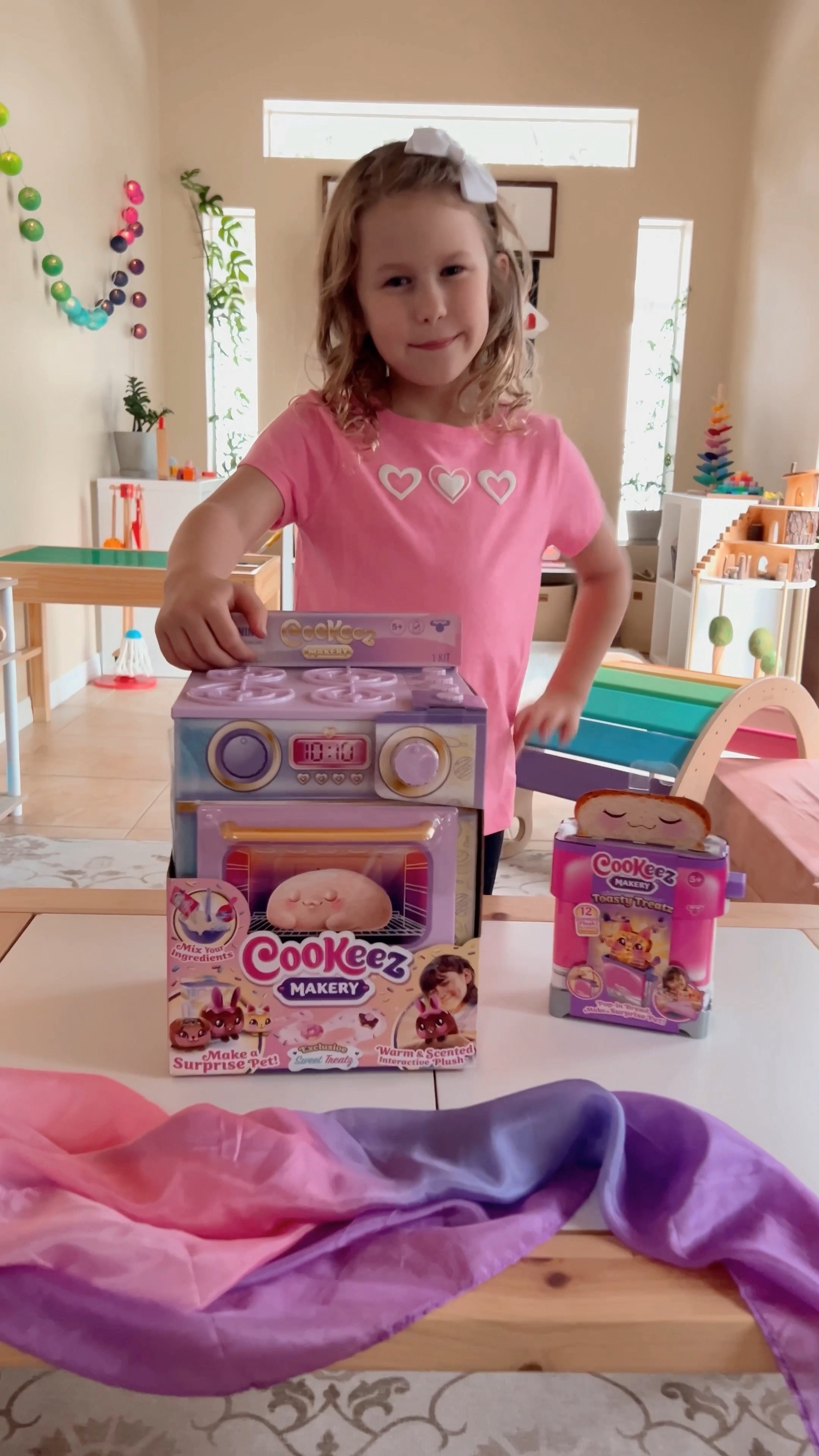 [#AD] Are you ready to watch your little one be completely amazed when they “bake” a new plush friend!? Let me introduce you to the Target exclusive Cookez Makery Sweet Treatz Oven and Toasty Treatz! 

With the Sweet Treatz Oven your little one will have a blast mixing all of the included ingredients to create a dough ball. They will then utilize the provided dough mold and tools to add features such as paws, eyes, ears and even a mouth. Once cute features are added, simply place it into the oven and start the timer. After 90 seconds, the timer will beep, and their new plush friend will be ready to enjoy! The best part is that the new plush will not only be warm and scented, but also interactive with sound! 

There are 3 different exclusive
Sweet Treatz to make - Sour Puss, Frosty Fido and Raspbunny Glaze! Which plush will you end up with? 

Your kiddos will also love Toasty Treatz! They are squishy, soft, scented plush in the shape of adorable breakfast treats! Simply pop the bread into the toaster and see a surprise plush pop up! Your kiddo will have a blast collecting all 12 common, rare and ultra rare plush friends

#cookezmakery
#cookezmakeryoven
#sweettreatz

#LTKkids #LTKU