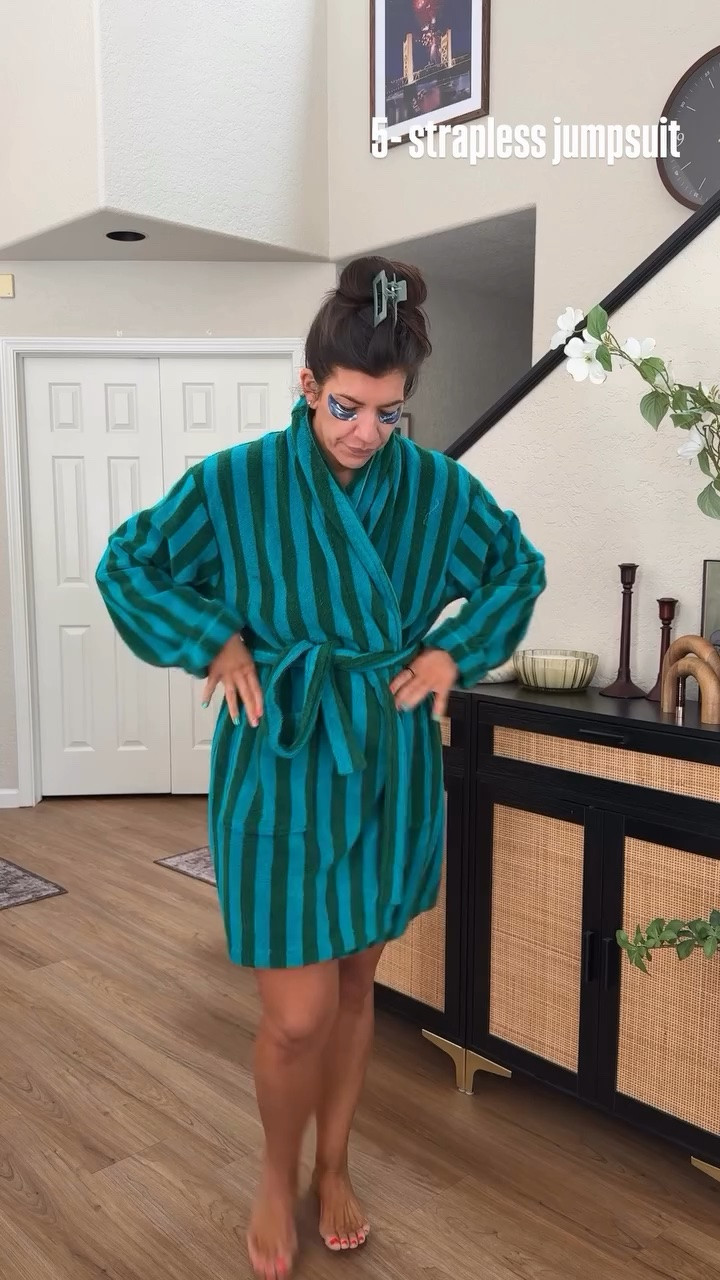 5- strapless jumpsuit