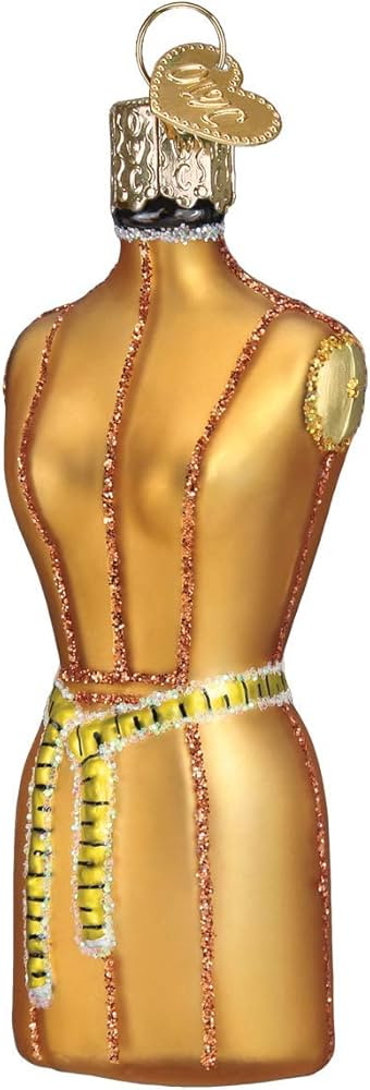 Old World Christmas Dress Form Glass Blown Ornaments for Christmas Tree | Amazon (US)