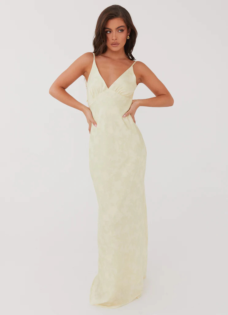 Sorrento Sun Maxi Dress - Yellow Floral | Peppermayo (Global)