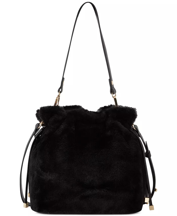 Binxee Faux Fur Bucket Bag, Created for Macy's | Macys (US)
