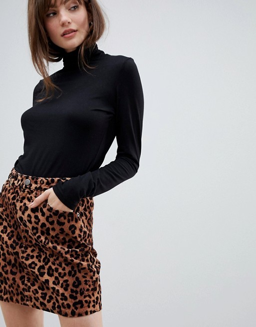 ASOS DESIGN – Rock mit Leopardenmuster, Kombiteil | ASOS DE
