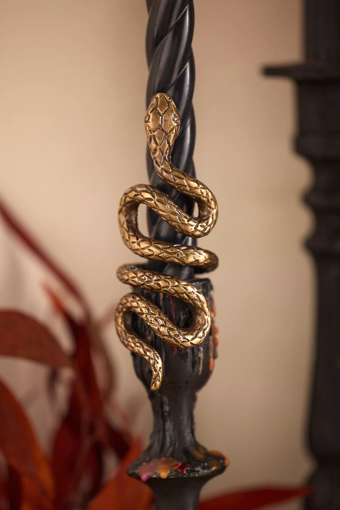 Snake Taper Candle Wreath | Anthropologie (US)