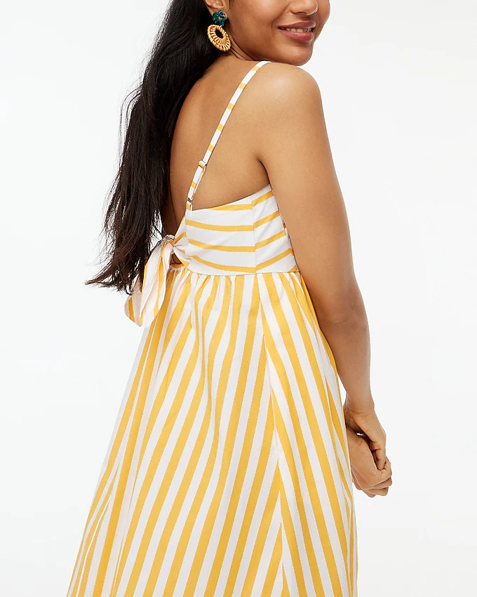 Strappy tie-back mini dress | J.Crew Factory