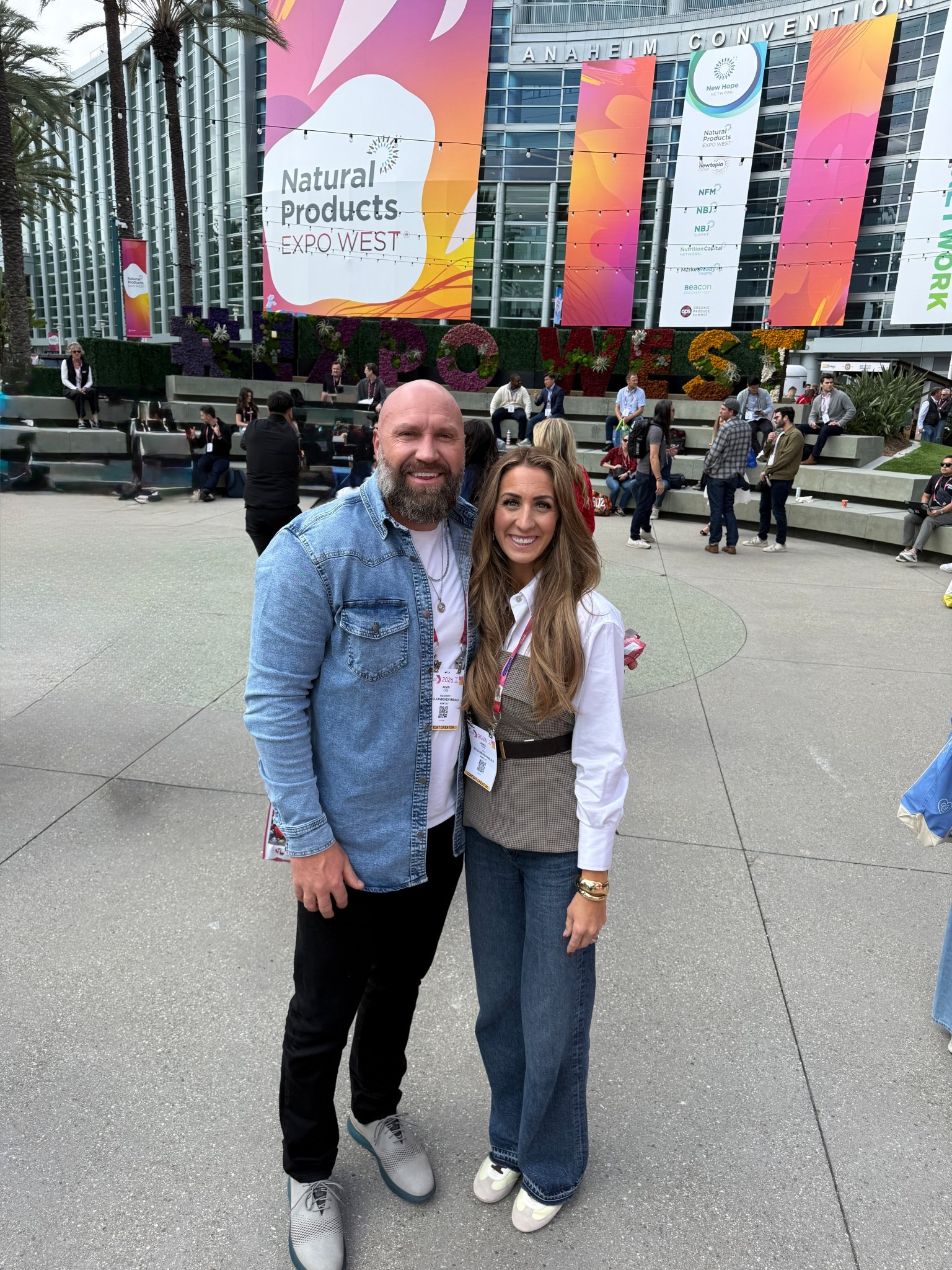 Outfit for Day 1 of the Natural Products Expo!