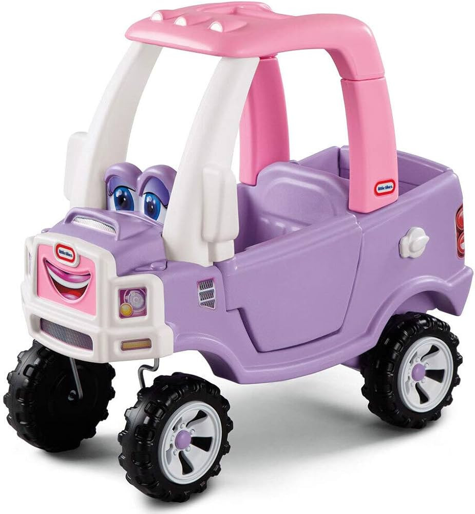 Little Tikes Princess Cozy Truck Ride-On, Pink Truck, 90cm x 45cm x 89cm | Amazon (US)