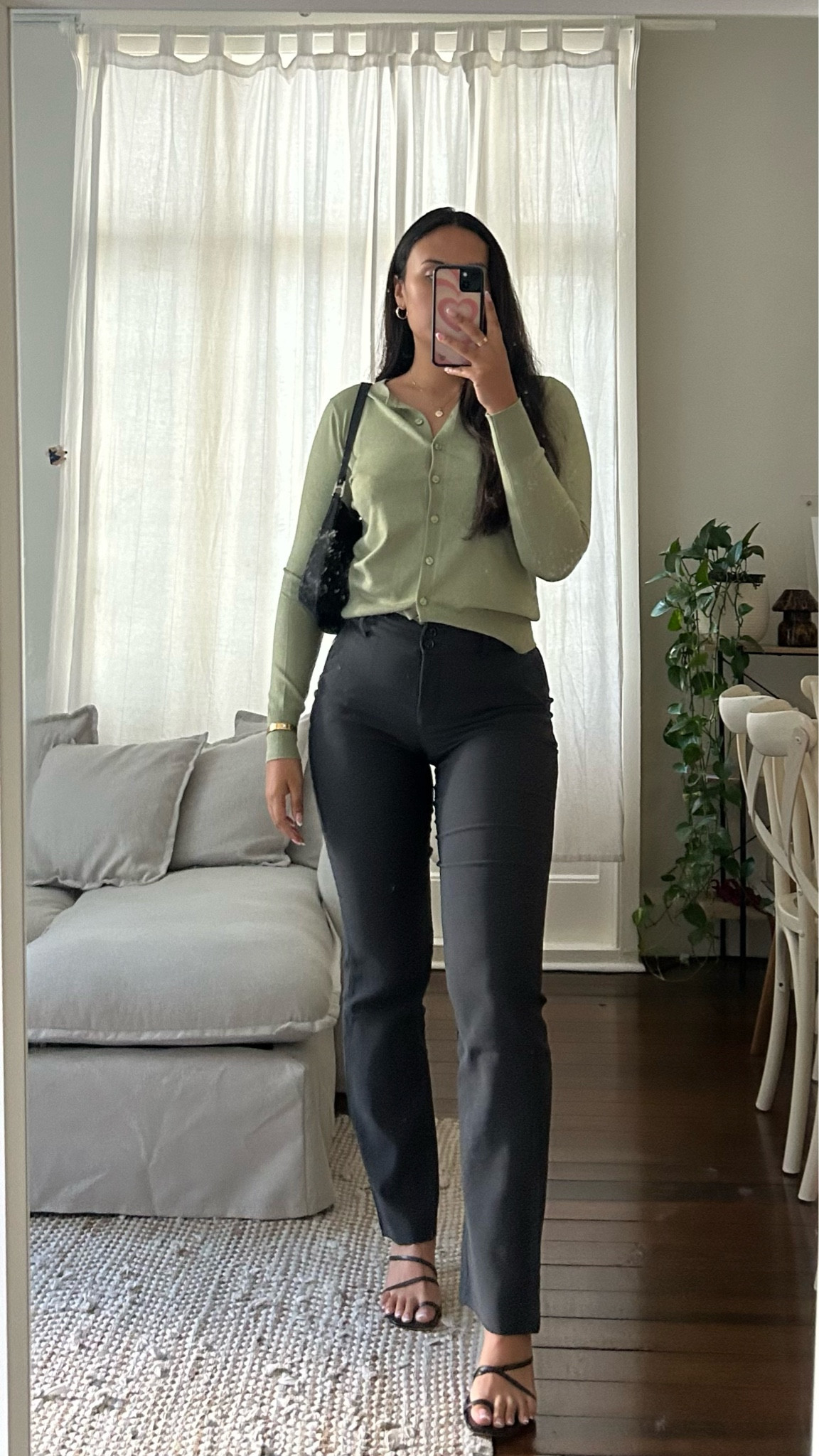 Corporate fit wearing Forcast cardigan and pants 💚

#LTKaustralia #LTKworkwear