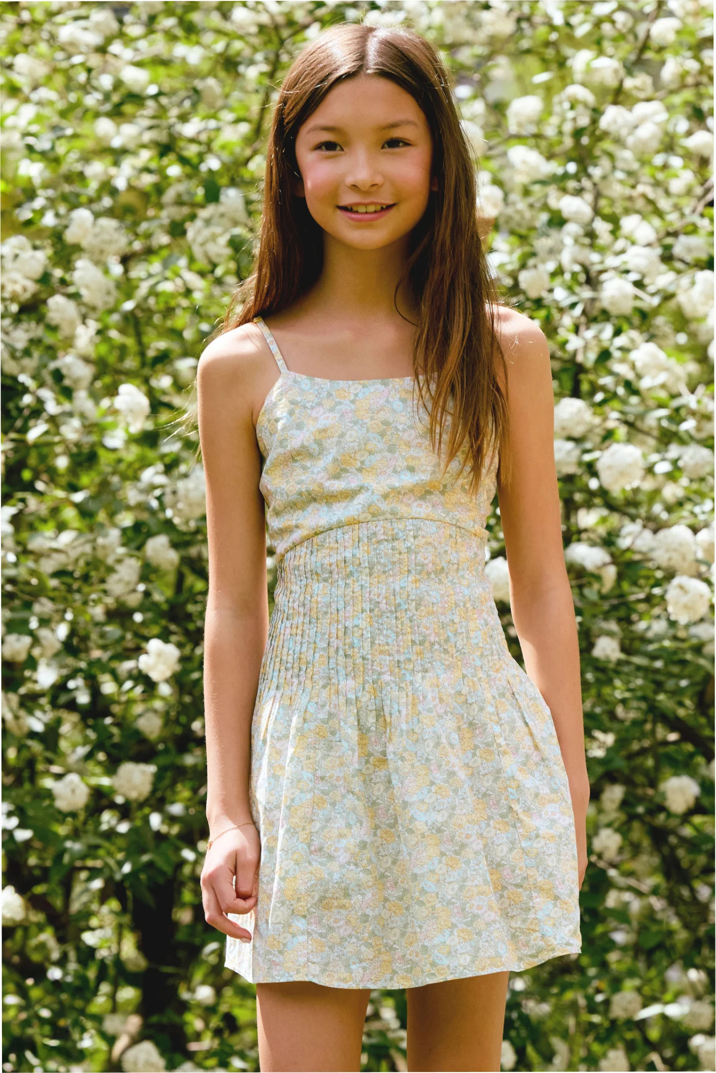 Made With Liberty Fabrics Tween Havrea Dress | LoveShackFancy
