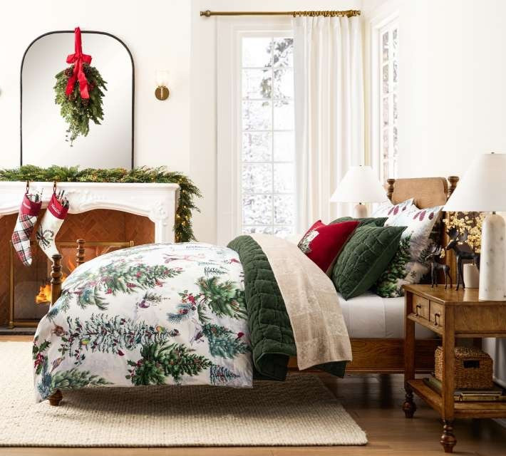 ✨ Cozy Christmas dreams loading... this holiday bedroom setup has me ready for fireside nights and festive mornings 🎄❤️ #HolidayHomeDecor #ChristmasBedroom #CozyVibes #LTKHome #LTKHoliday #ChristmasDecor #WinterBedroom #HomeInspo #LTKSeasonal

#LTKHome #LTKHoliday #LTKSeasonal