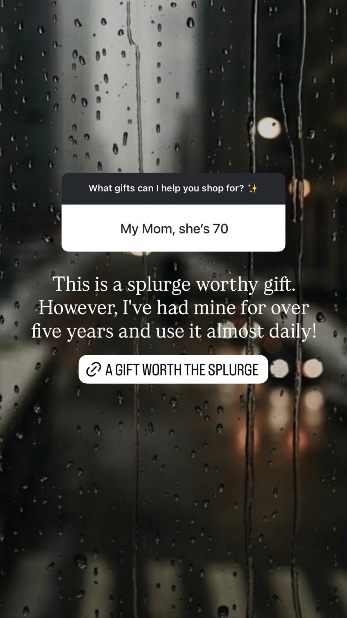 I use this almost daily! A splurge worthy gift #stylinbyaylin #aylin #giftidea

L

#LTKHoliday #LTKGiftGuide