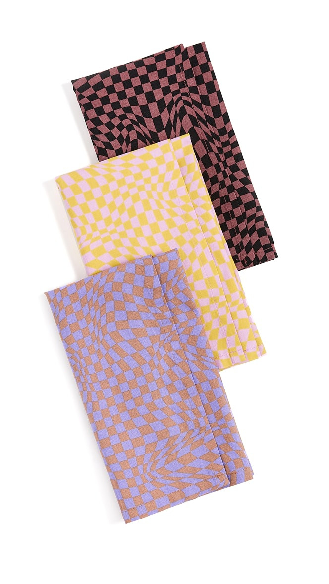 Trippy Checker Reusable Cloth Set | Shopbop