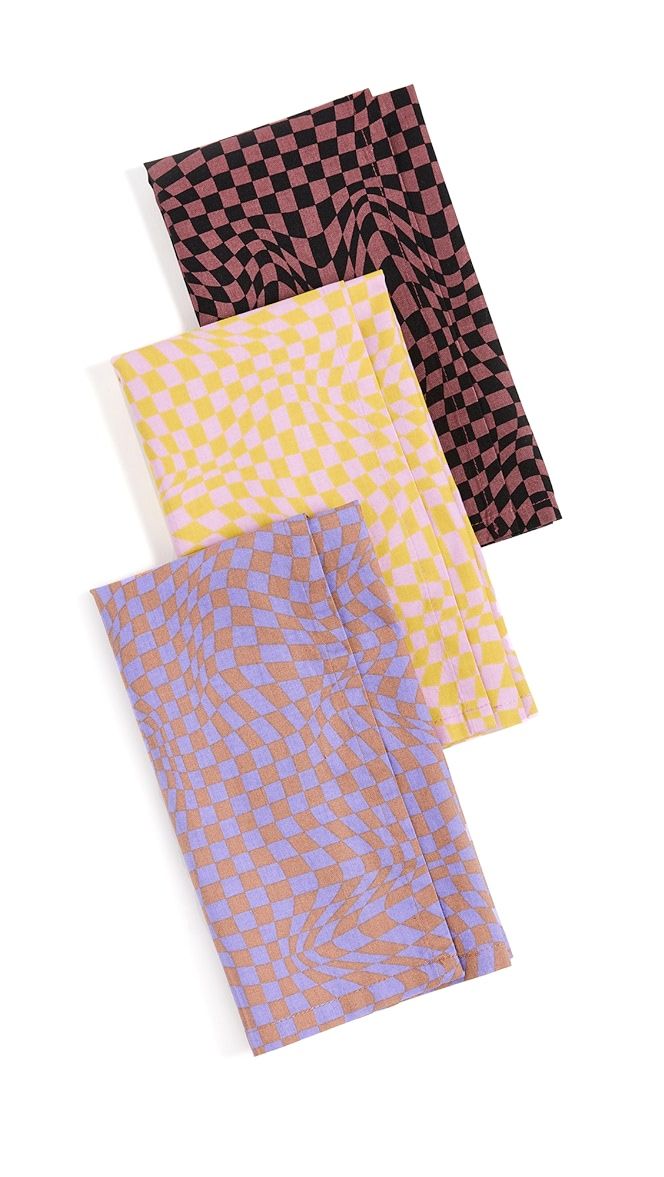 Trippy Checker Reusable Cloth Set | Shopbop