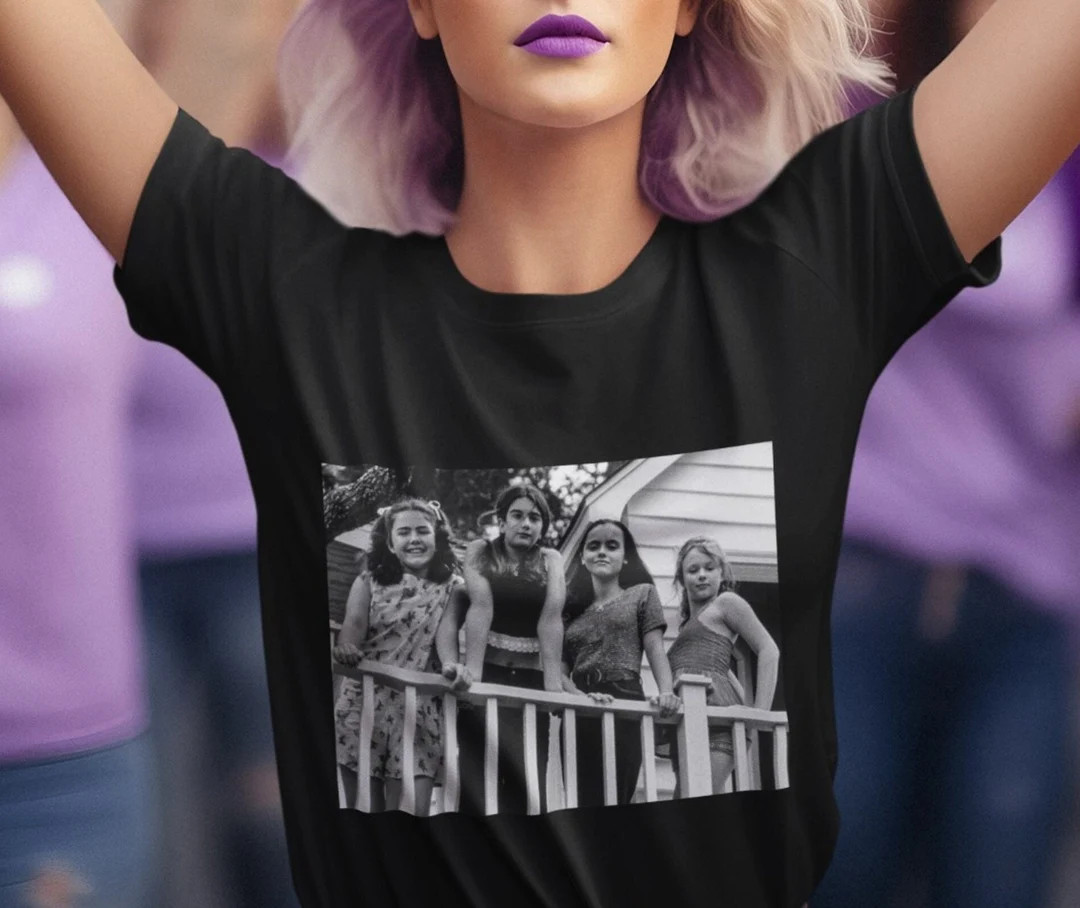 Black and White Now and Then Movie Unisex Shirts, Four Childhood Friends, Retro 90s Comedy Movie ... | Etsy (US)