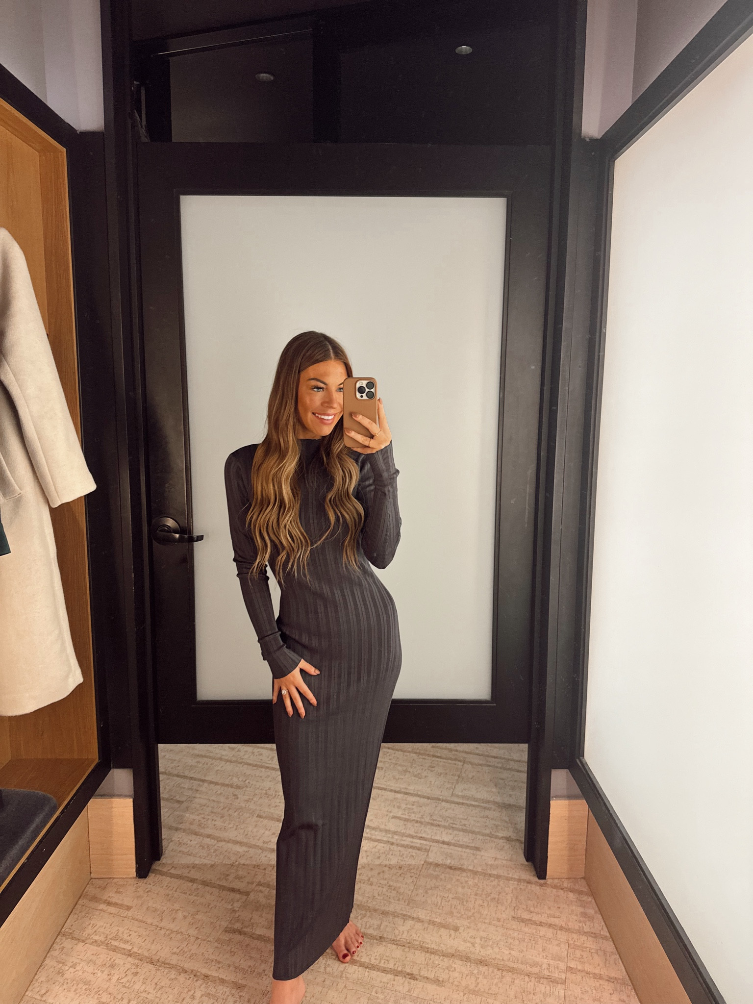 sachin and babi light blue dress What to Wear to a Holiday Work Party main image 1