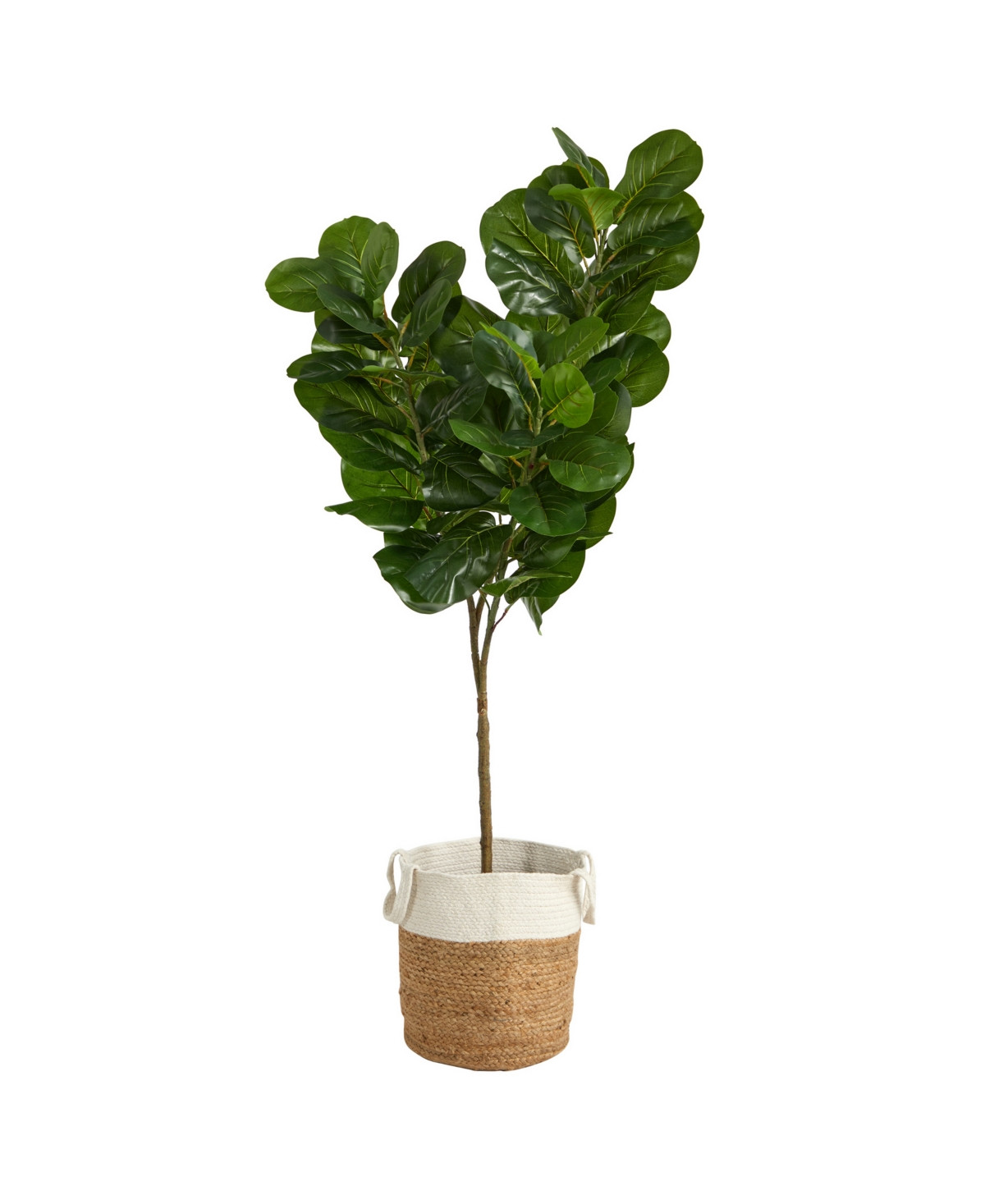 6' Fiddle Leaf Fig Artificial Tree in Planter | Macys (US)