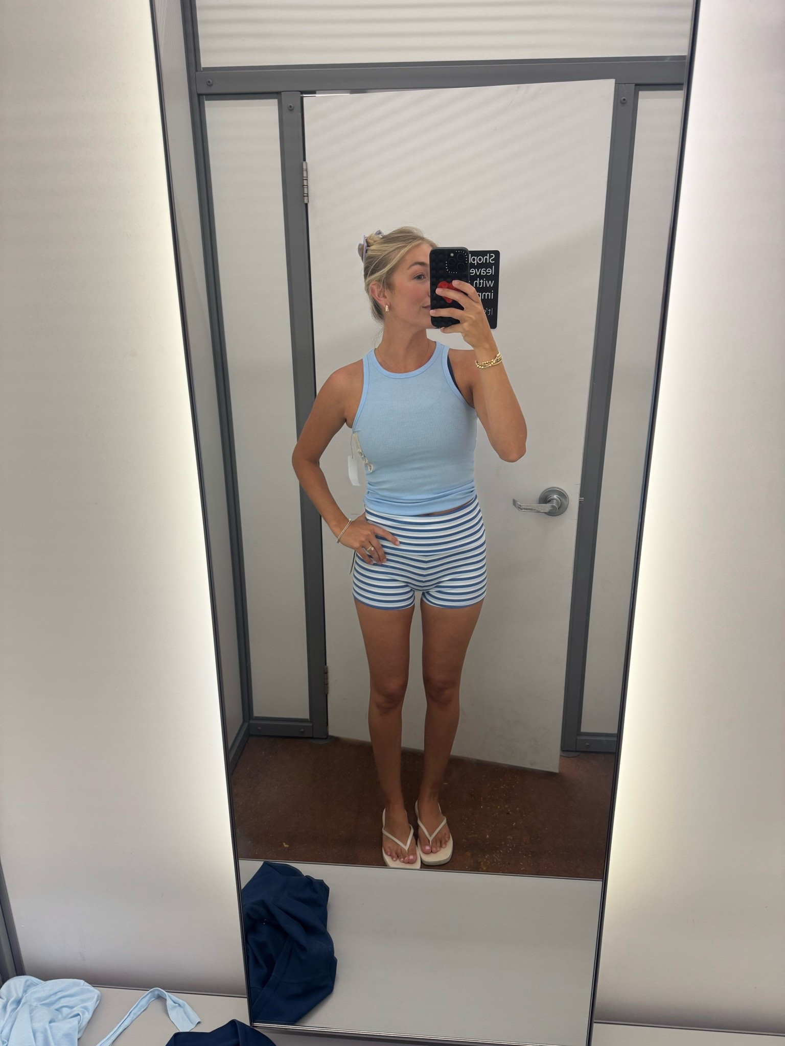 The best Walmart find!!! 

Medium shorts 
Small tank

#LTKActive #LTKootd #LTKfitnessgoals