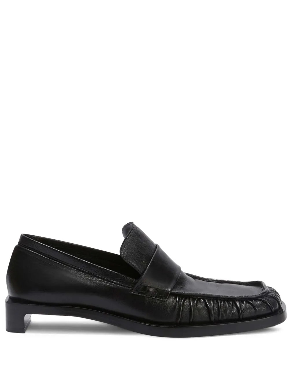 Jil Sander Leather Loafers | Black | FARFETCH | Farfetch Global