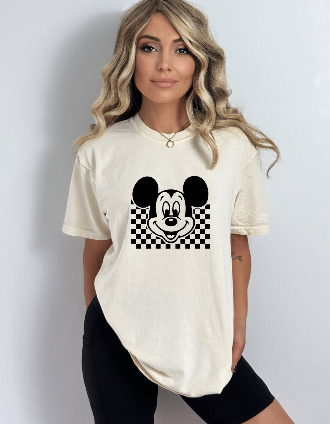 Magical Checkered Mouse • Unisex Graphic Tee • Matching Park T shirts • Adult | Etsy (US)