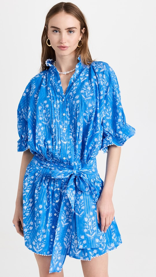 Small Flower Block Print Blouson Dress | Shopbop
