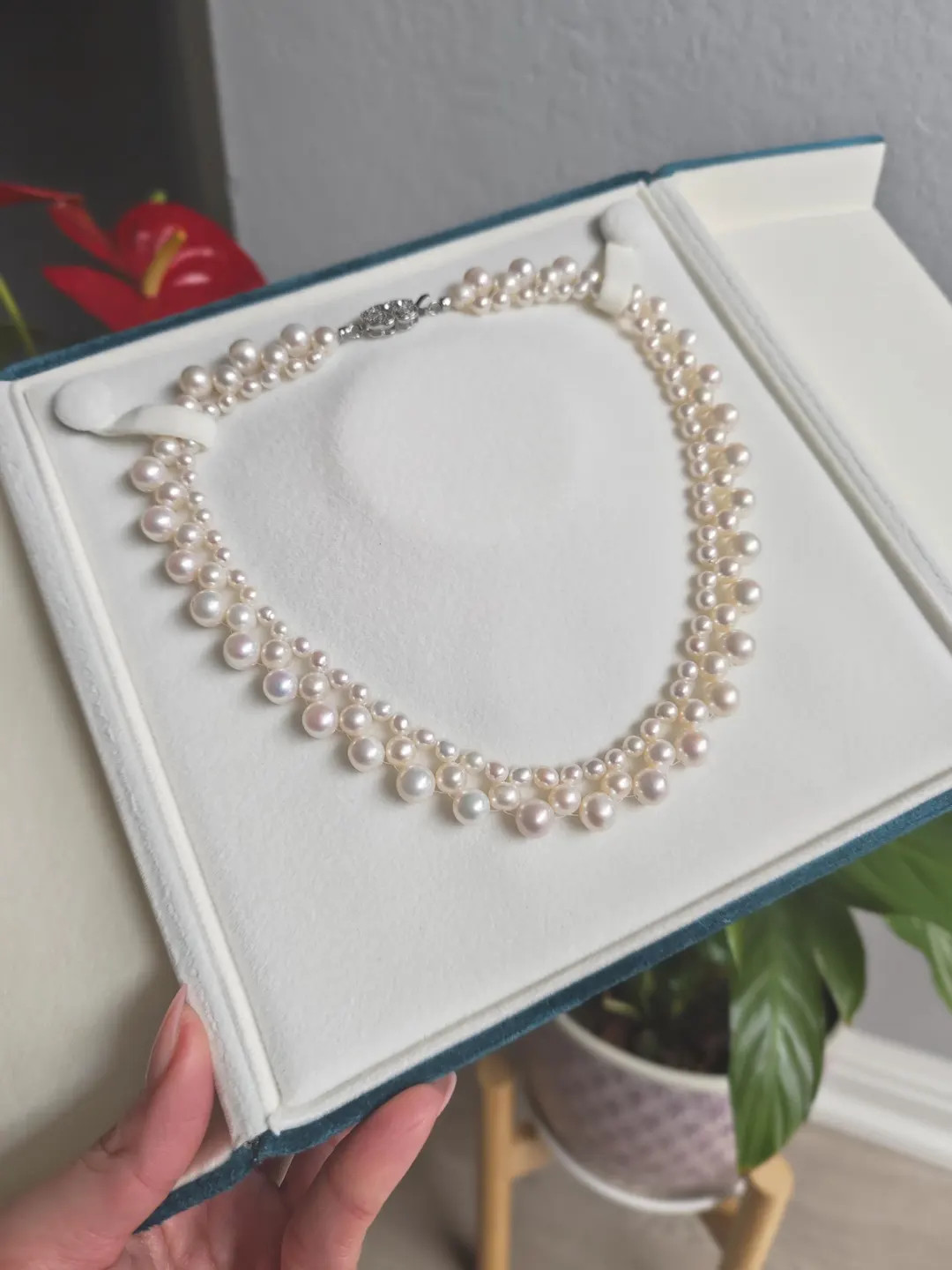 Hand Braided Freshwater Pearl Choker: Elegant Bridal Necklace - Etsy | Etsy (US)