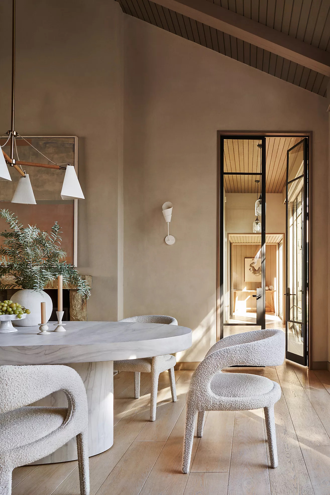 Bouclé Hagen Dining Chair | Anthropologie (US)