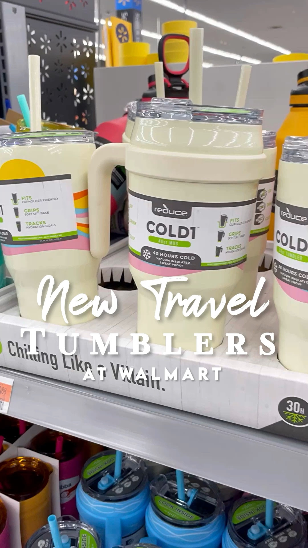 Walmart has lots of new tumblers and water bottles for spring. They're all under $20, insulated, and fit most cup holders. Linking all 4 styles in my LTK! 

Which cup is your favorite?

•

#walmart #wlmartfinds #walmartclearance #new #tumblers #musthave #trending #viralreels #tiktok #kawaii #cute #desertlife #dupes #shopwithme #stanleycup #starbucks #boba #bobatea #kitchen #tiktokmademebuyit #affordablehome #teacherlife #momlife #target #pantry #travelessentials #caraccessories #workoutroutine

#LTKtravel #LTKU #LTKsalealert