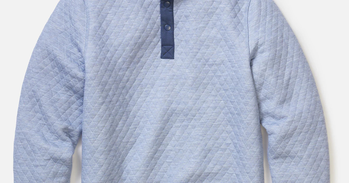 Corbet Quilted Reversible Pullover | Marine Layer