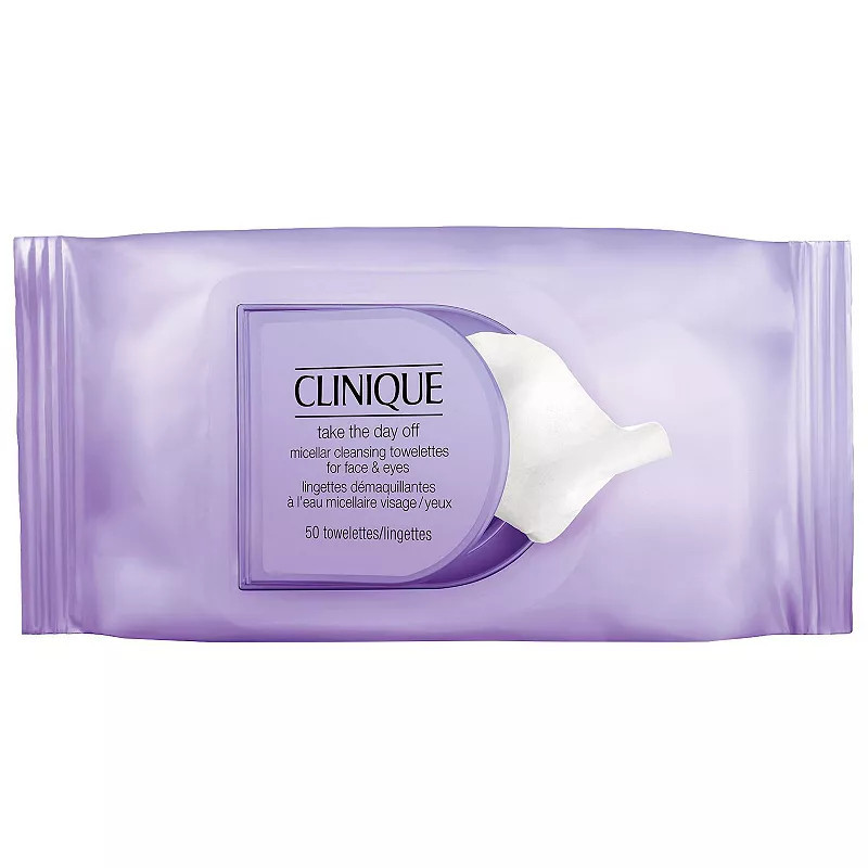 CLINIQUE Take The Day Off Micellar Cleansing Makeup Remover Wipes for Face & Eyes, Size: 50 CT, None | Kohl's
