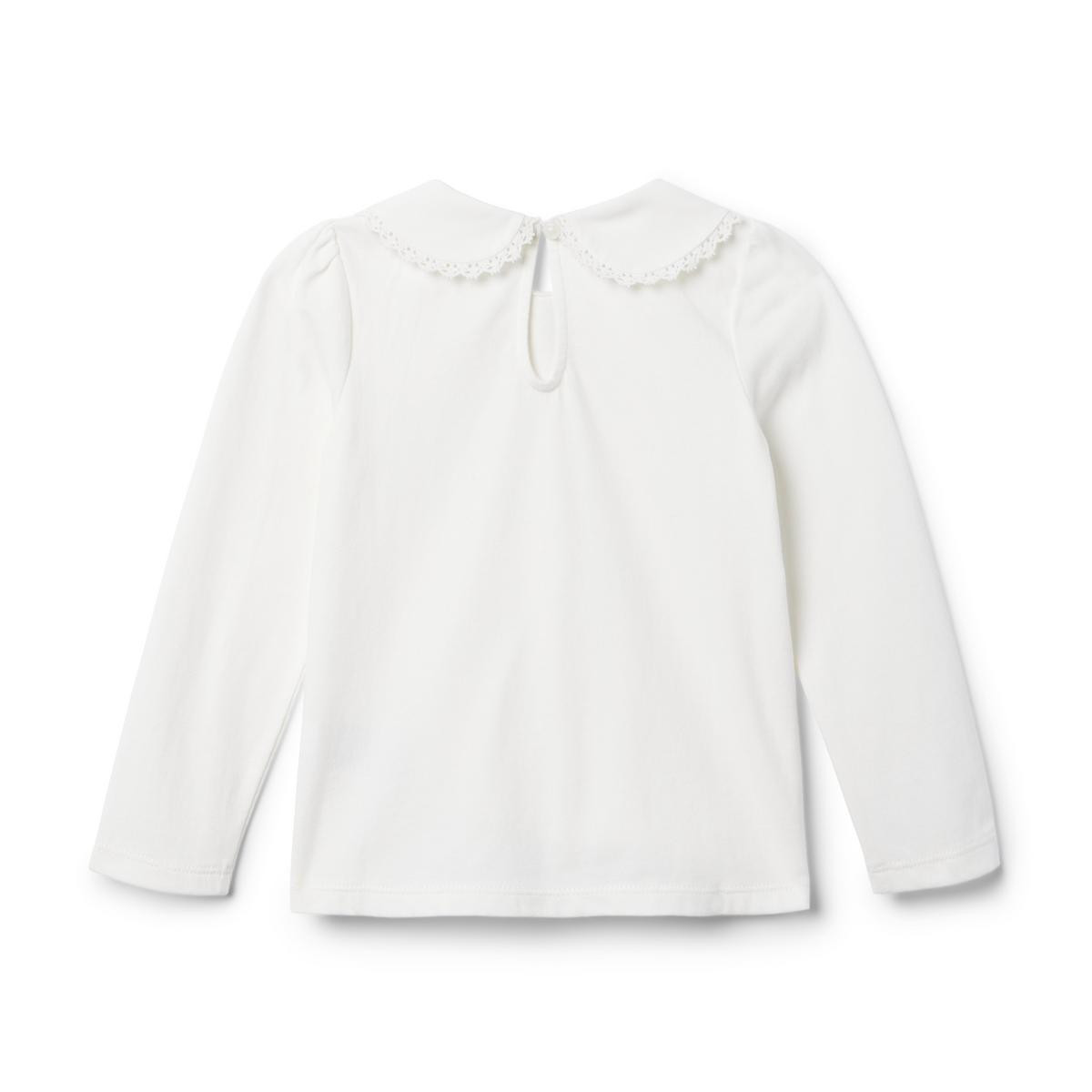 Lace Trim Collar Jersey Top | Janie and Jack