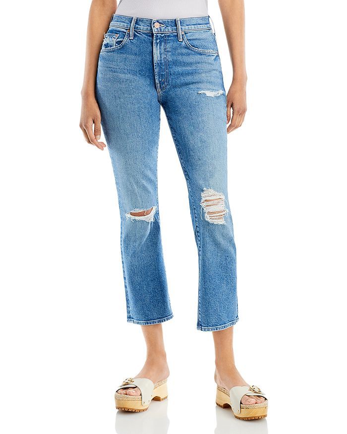 MOTHER The Insider High Rise Ankle Jeans in Bloom And  Back to Results -  Women - Bloomingdale's | Bloomingdale's (US)