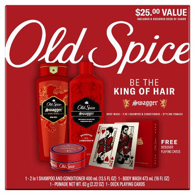 Old Spice Swagger Hair Holiday Pack Gift Set - 30.64oz | Target