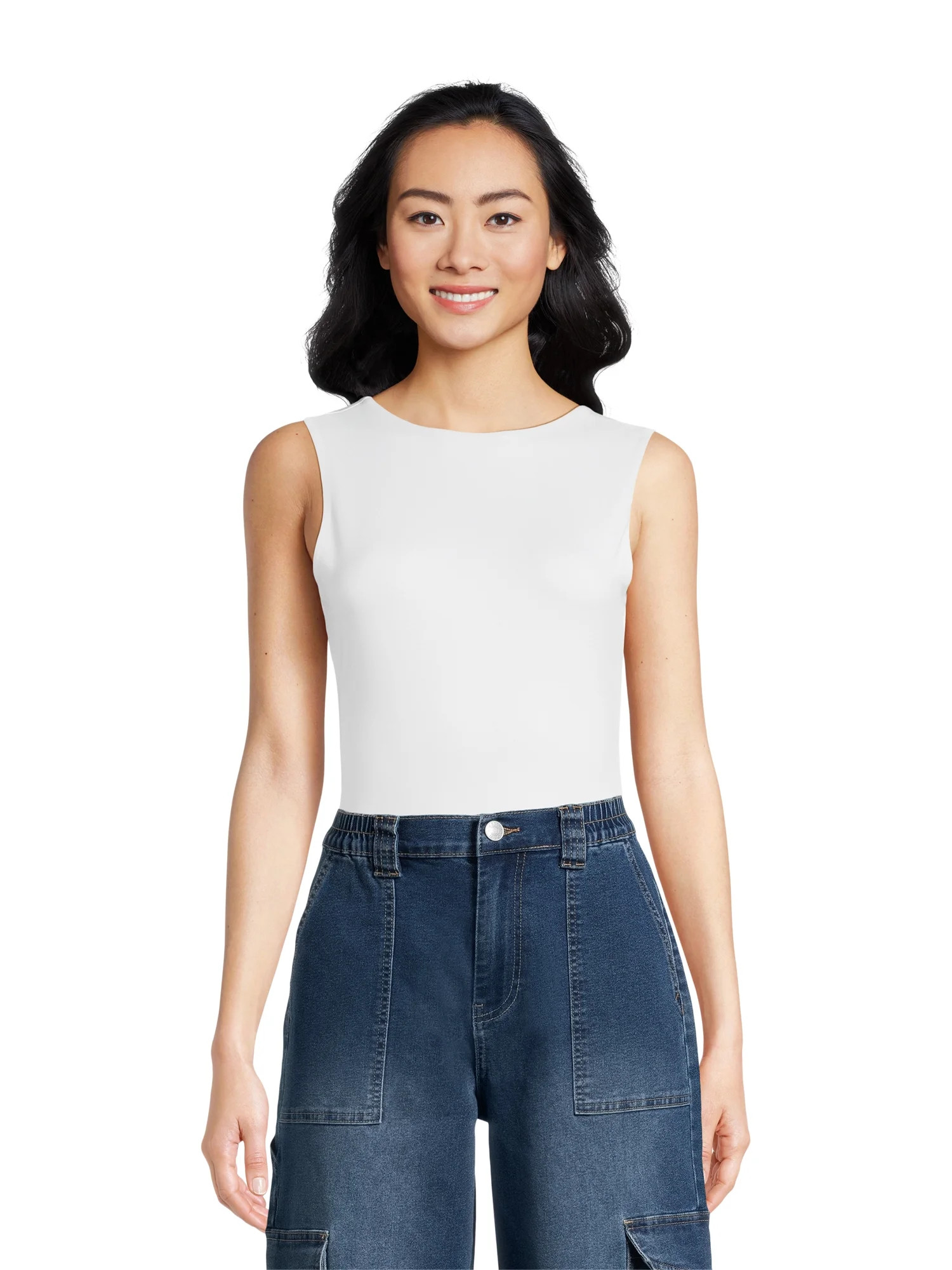 Madden NYC Juniors’ Open Back Bodysuit, Sizes XS-XXXL | Walmart (US)