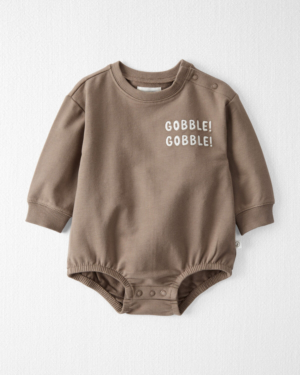 Baby Gobble Gobble Organic Cotton Bubble Bodysuit - Little Planet | Carter's | Carter's Inc