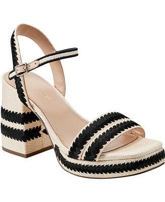 Marc Fisher Women's Honnia Square Toe Dress Sandals - Macy's | Macy's