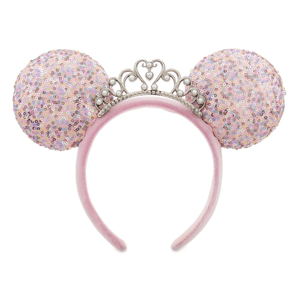 Disney Princess Sequined Ear Headband with Tiara | Disney Store