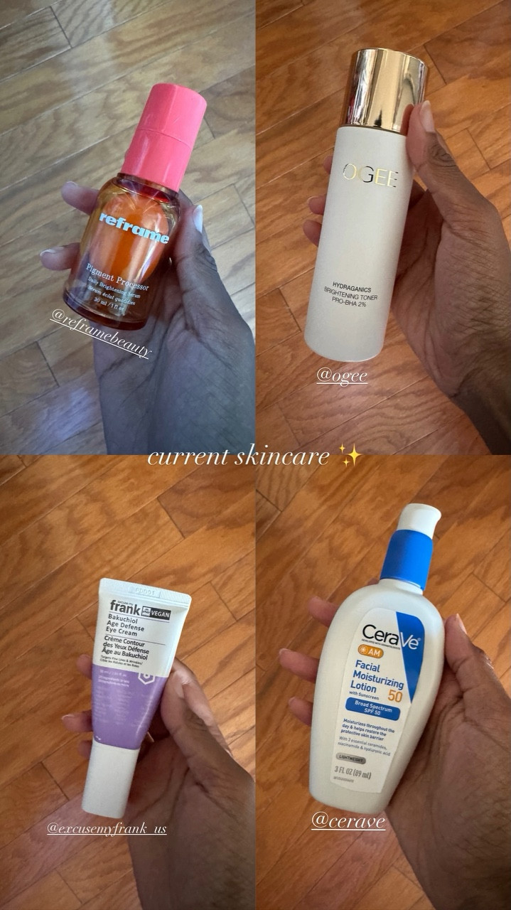 @ogee  @reframebeauty  @cerave  @excusemyfrank_us  current skincare faves  ✨

#LTKBeauty #LTKgrwm #LTKselfcare