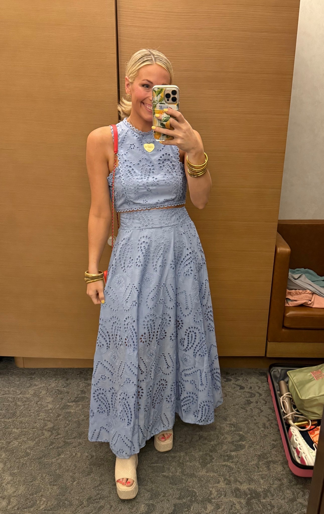 Amazon set! So cute- wearing my true size small. A little big in the top.
Linking shoes too!
Bag is borrowed by Vivrelle 

#LTKShoeCrush #LTKStyleTip #LTKFindsUnder100