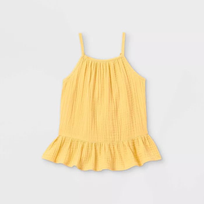 Toddler Girls' Ruffle Tank Top - Cat & Jack™ | Target