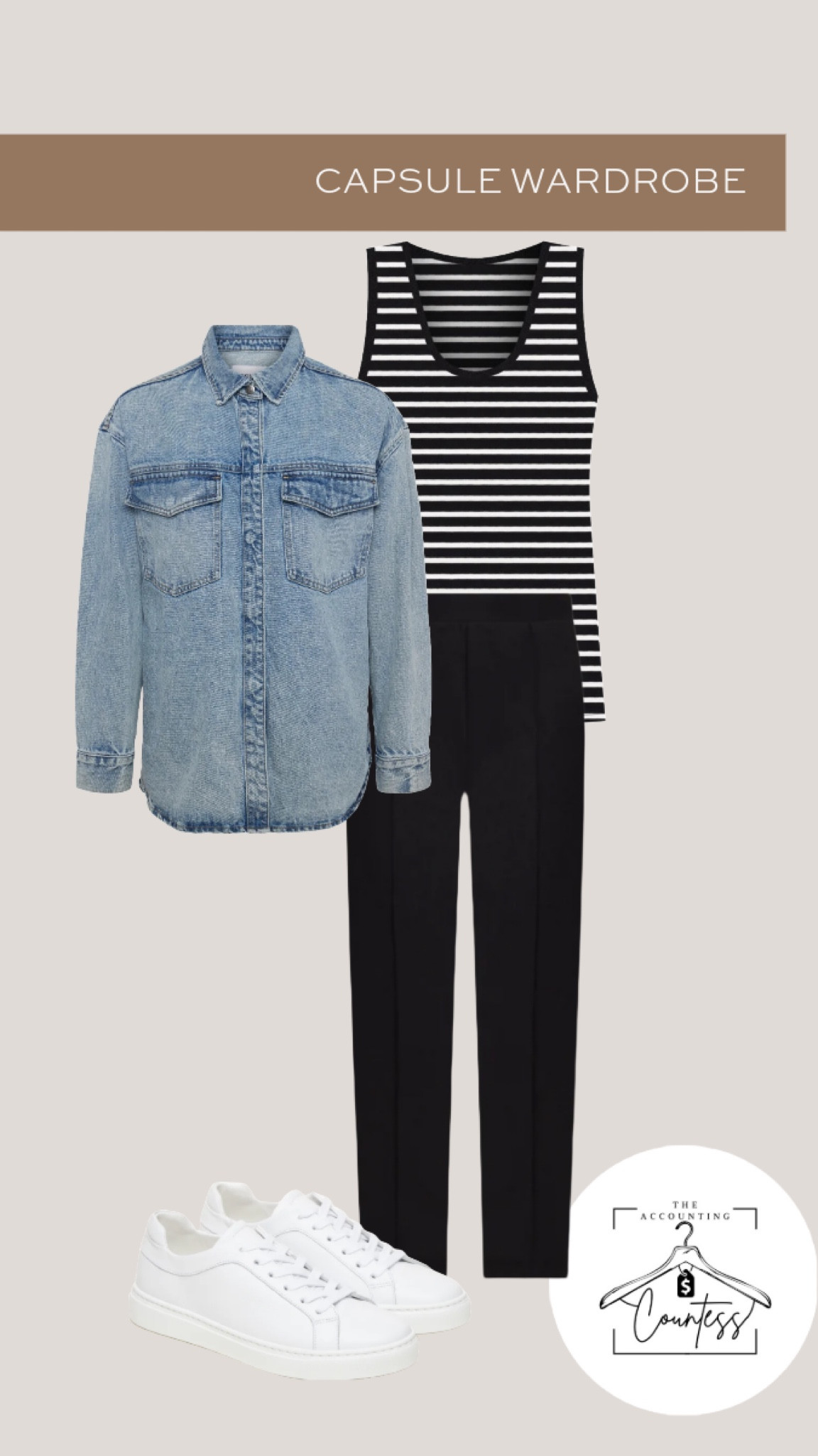 Summer capsule wardrobe outfit 

#LTKShoeCrush #LTKWorkwear #LTKSeasonal