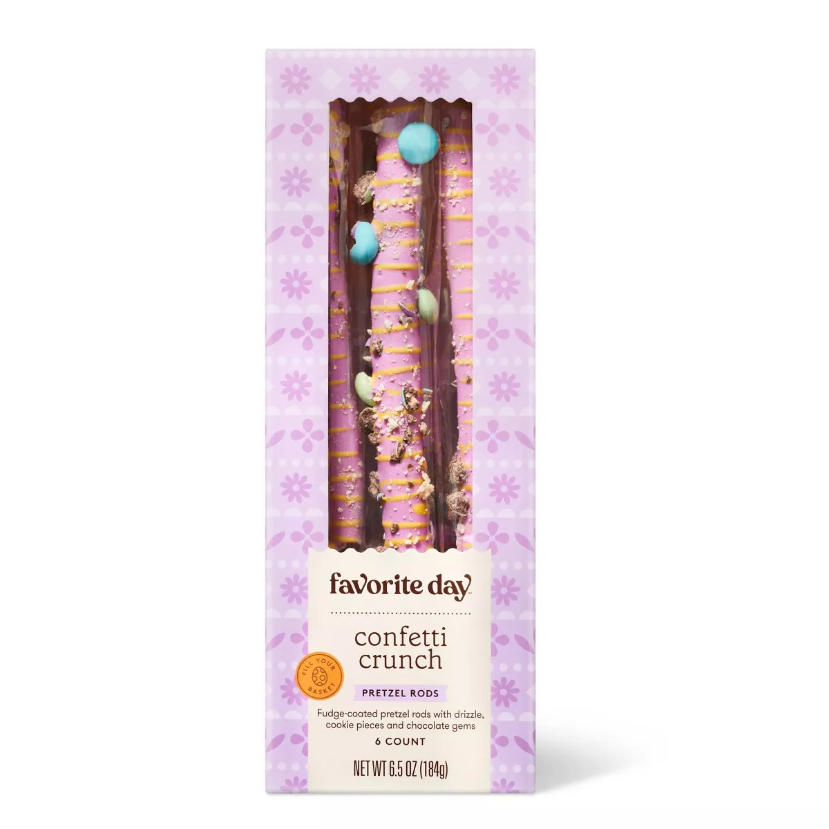 Spring Confetti Crunch Pretzel Rods - 6ct - Favorite Day™ | Target