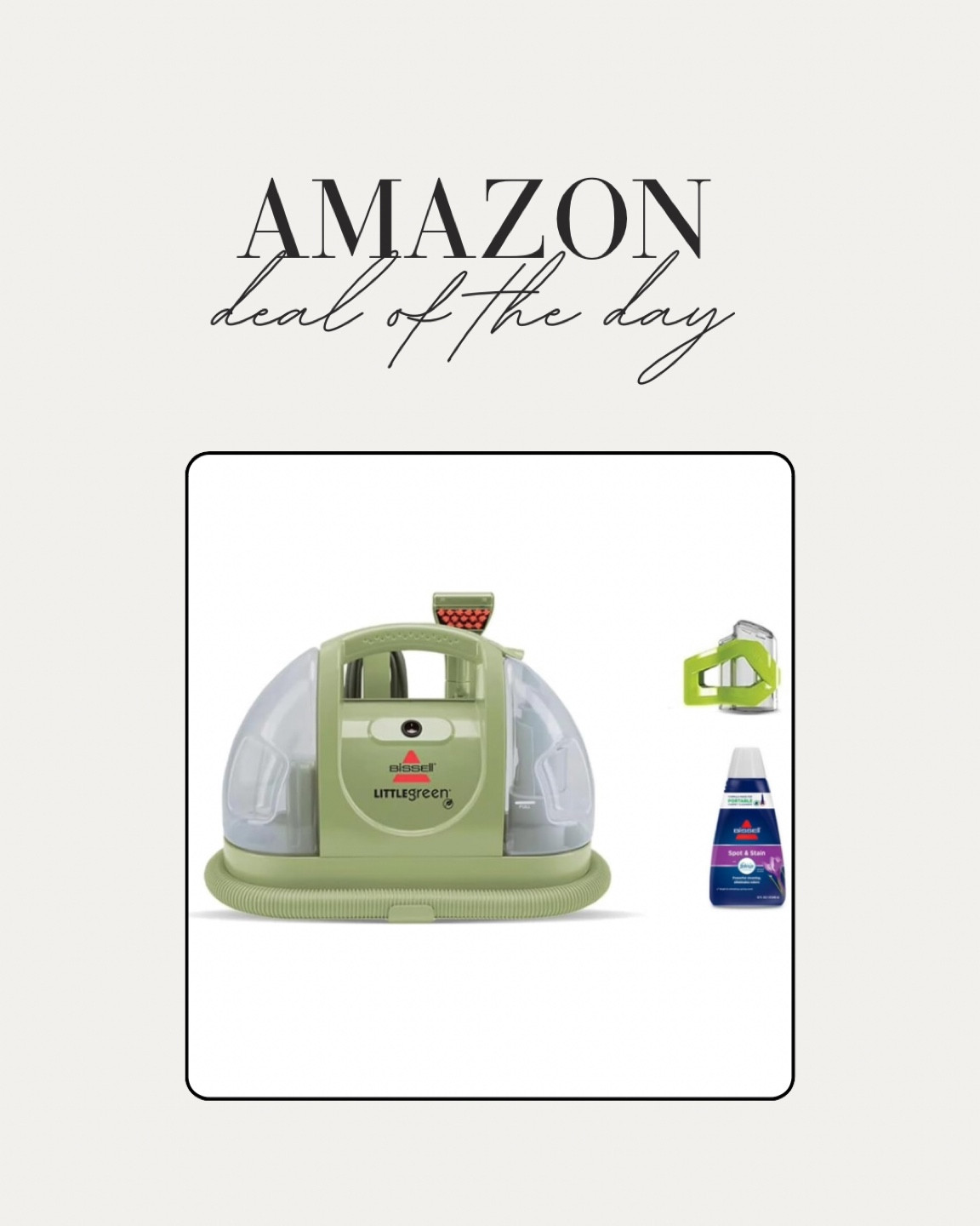 UNDER $100

(Don’t forgot to clip the coupon before adding to cart) 

This Bissell Little Green Machine has cleaned my carpet & couches so well, I’m always amazed looking at all the dirt that gets picked up 

#LTKfindsunder100 #LTKsalealert #LTKhome