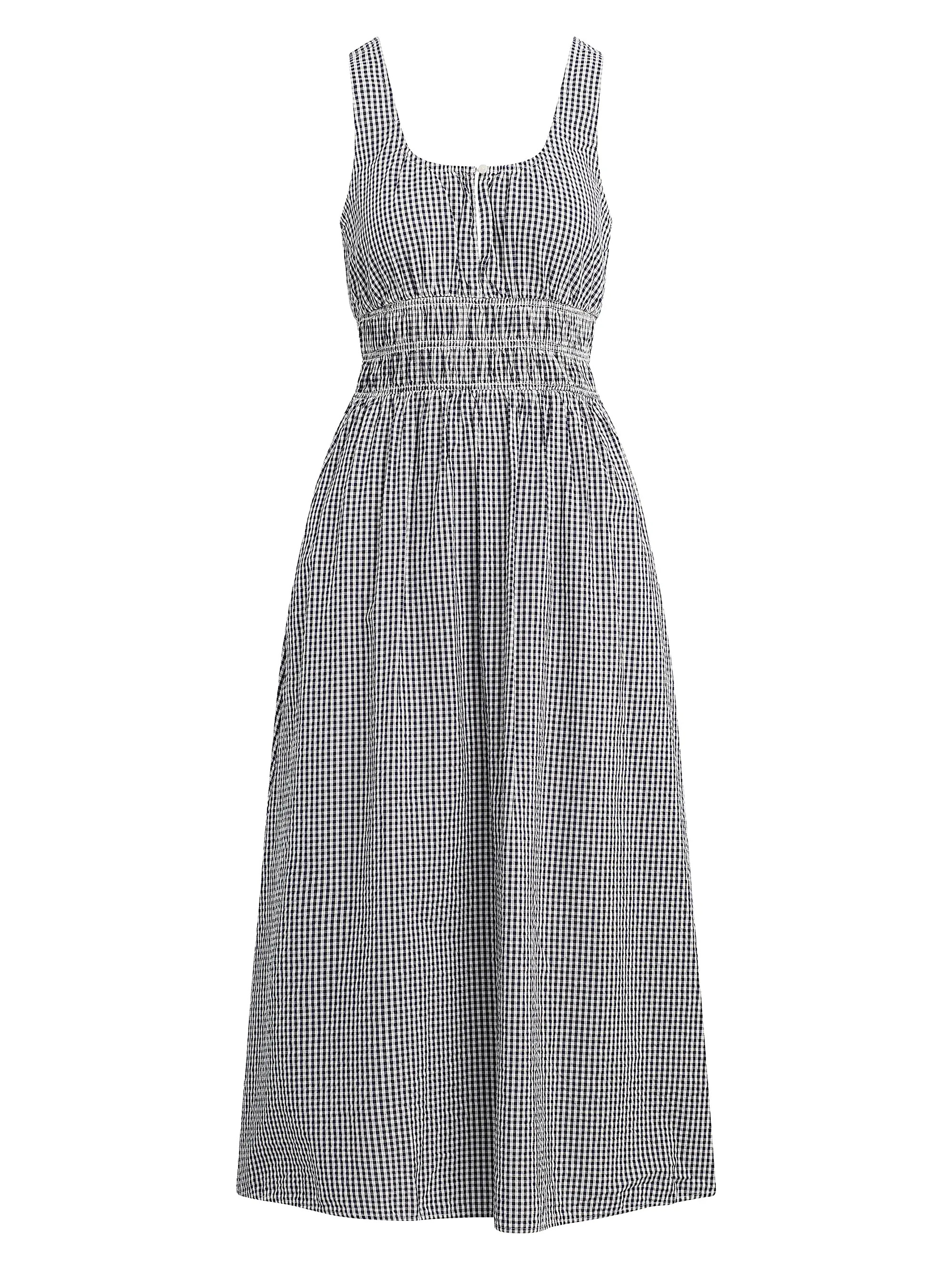 The Swoon Gingham Cotton Sleeveless Midi-Dress | Saks Fifth Avenue