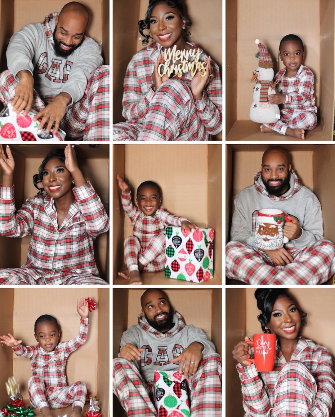 The presence of family is one of the best gifts I’ve received. 
Merry Christmas Eve from my family to yours. 🎄

#christmasphotoshoot #christmasphotoshoot #christmaspajamas #familypictures