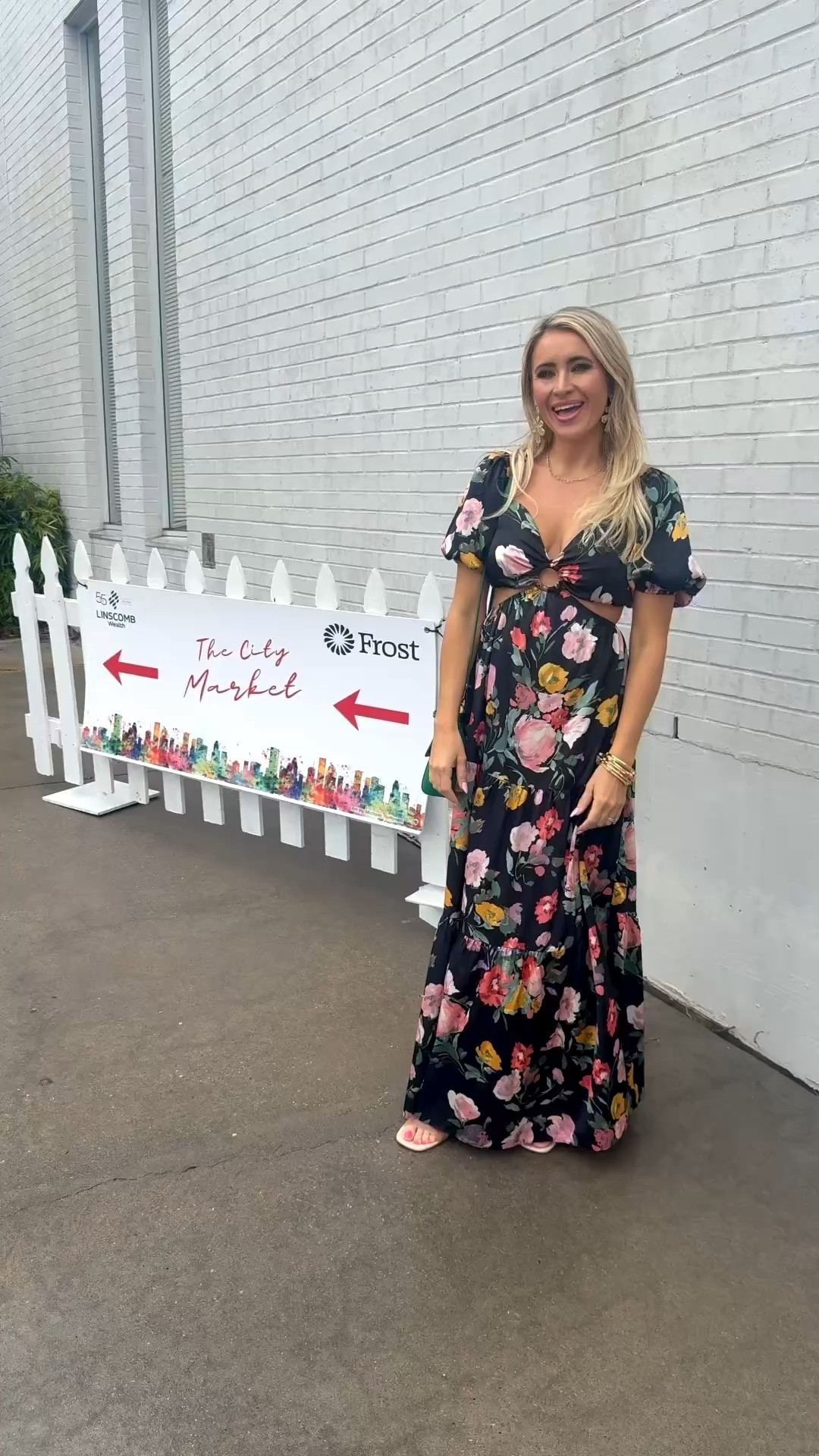 The City Market Houston- I wore this pretty floral cut out dress from @VICI - save 35% off with code Hayley35 

#LTKdayinmylife