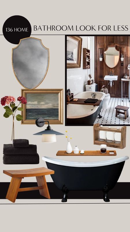 Bathroom Look for Less #bathroom #bathroomdesign #bathroomdecor #interiordesign #interiordecor #homedecor #homedesign #homedecorfinds #moodboard 

#LTKsalealert #LTKstyletip #LTKhome