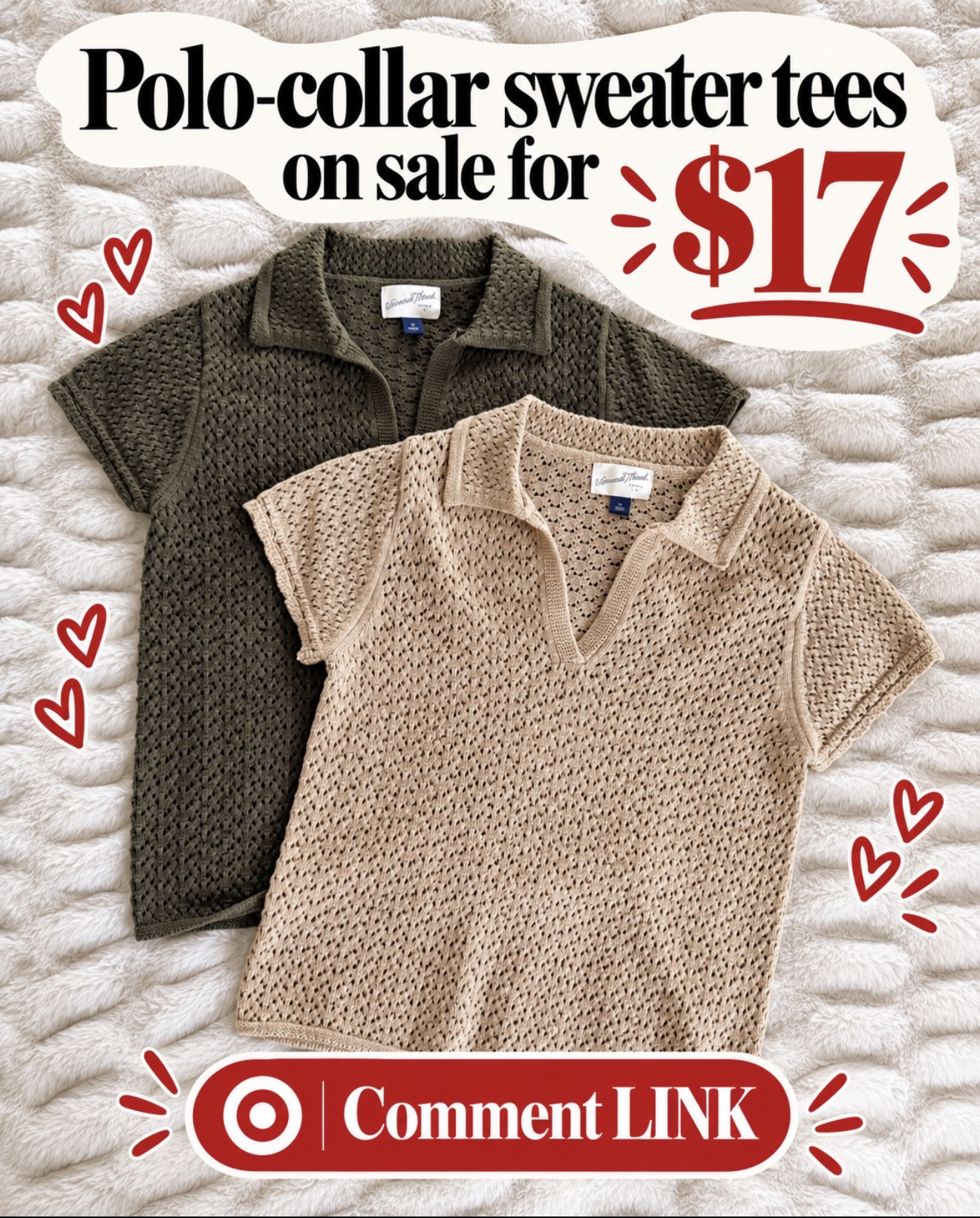 These polo-collar sweater tees are on sale for just $17! 😍 The open knit and collar make them feel so polished, but they’re still easy enough for everyday.

#LTKOver40 #LTKootd #LTKmomlife