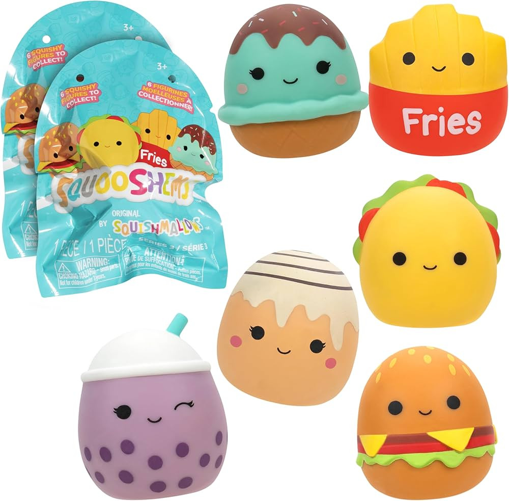 Squishmallows Squooshems: Food Series 2-Pack - Official Kellytoy - Collectible Mini Squishy Squee... | Amazon (US)