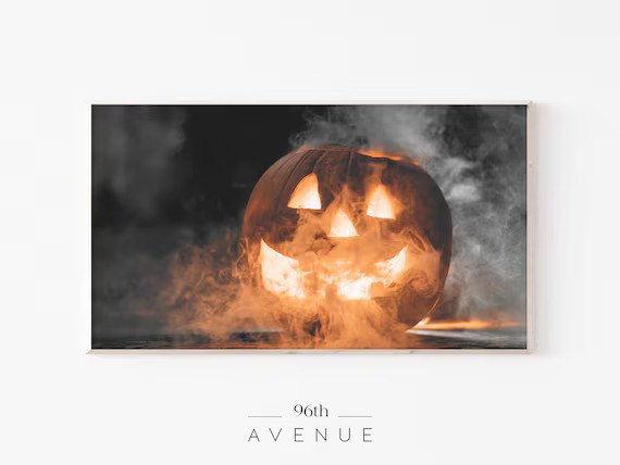 Halloween Samsung Frame Tv Art  Scary Halloween Art  Jack O - Etsy | Etsy (US)