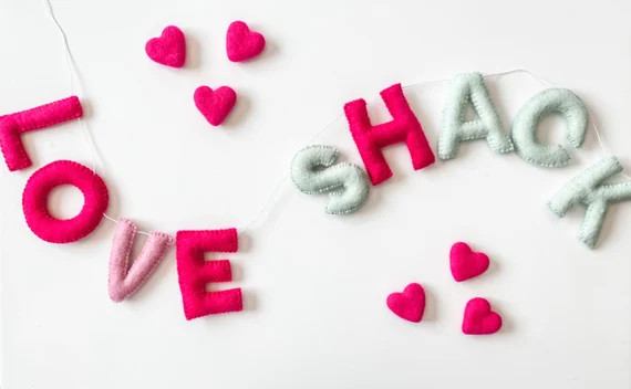 LOVE SHACK garland | Etsy (US)